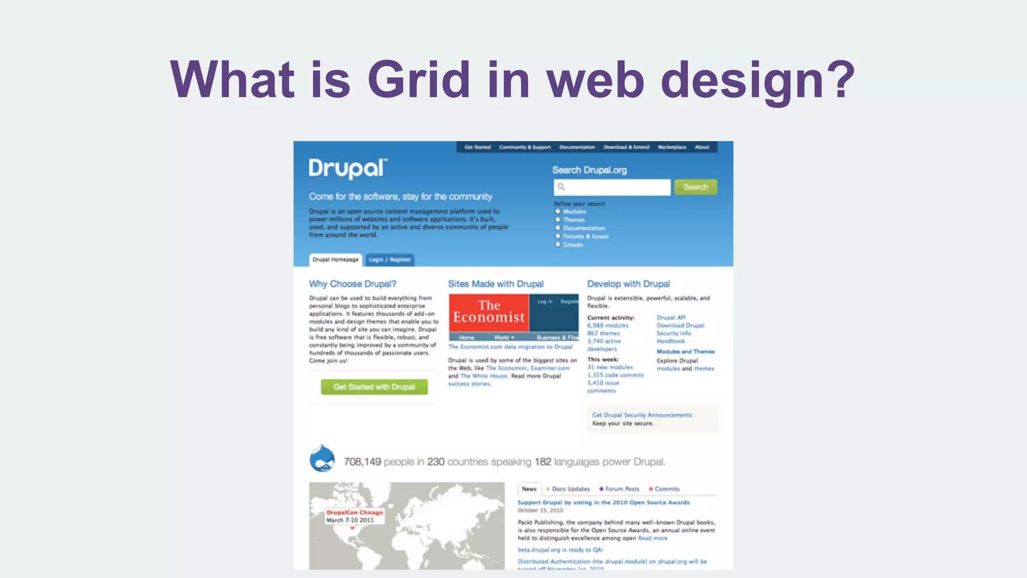 What is Grid in web design?
 