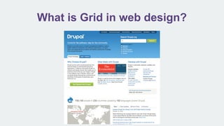 What is Grid in web design?
 