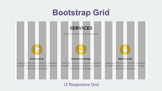 Bootstrap Grid
12 Responsive Grid
 