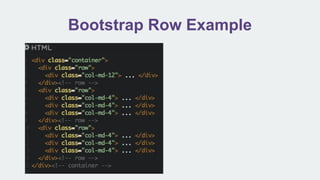 Bootstrap Row Example
 