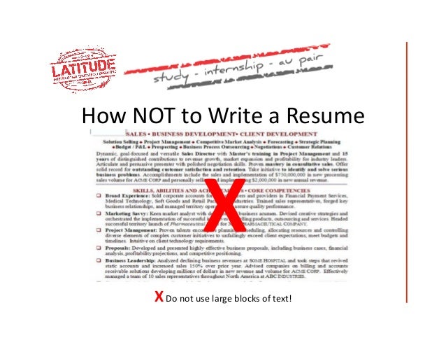 how to type a good resumes
