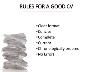 CV writing for doctors | PPTX