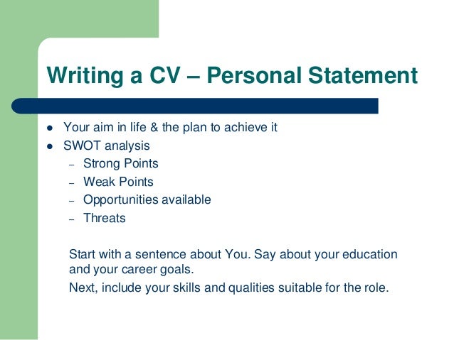 writing a personal statement for a medical cv writing a personal statement for a medical cv