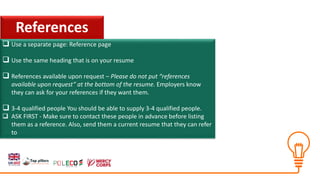 CV Writing skills | PPTX