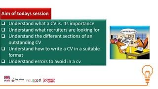 CV Writing skills | PPTX