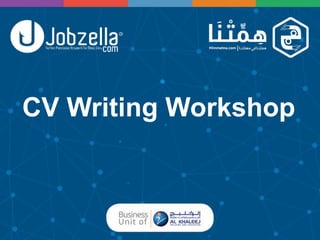 CV Writing Workshop
 