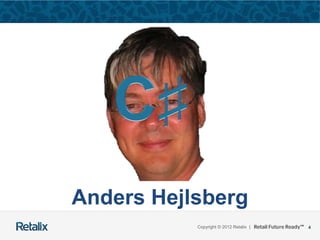 4Copyright © 2012 Retalix |
Anders Hejlsberg
 