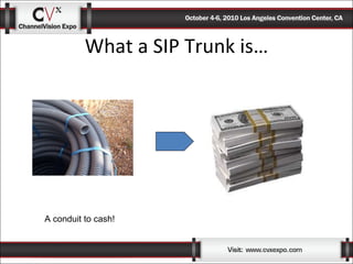 Upselling SIP trunking