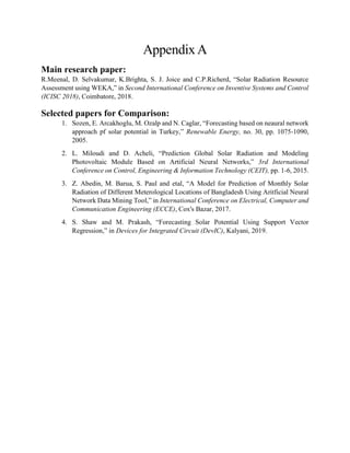 Solar Radiation monthly prediction and forecasting using Machine Learning technique