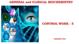 CW - 5 - 2025.pdf control work. Biochemistry | PDF