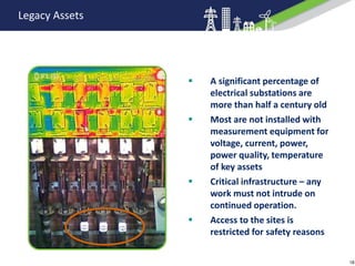 Design drivers for monitoring critical infrastructure