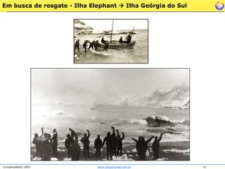 Em busca de resgate -Ilha Elephant  Ilha Geórgia do Sul