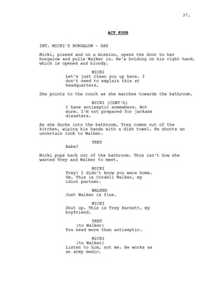 Pilot Script for Walker | PDF