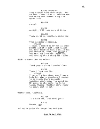 Pilot Script for Walker | PDF