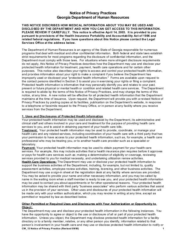 Cw 13 Hippa Notice Of Privacy Practices cw-13-hippa-notice-of-privacy-practices