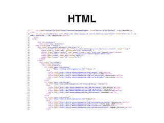 HTML
 