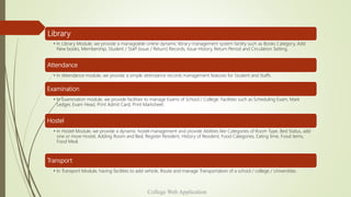 College Web Application | PPTX