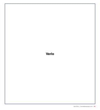 April 2016 | SceneNewspaper.com | R5
Verlo
 