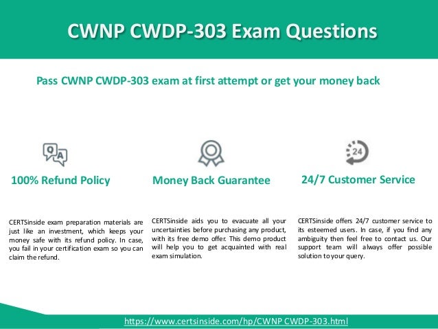 CWDP-304 Testantworten