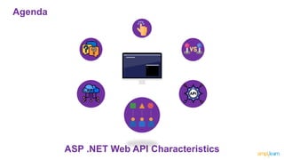Agenda
ASP .NET Web API Characteristics
 