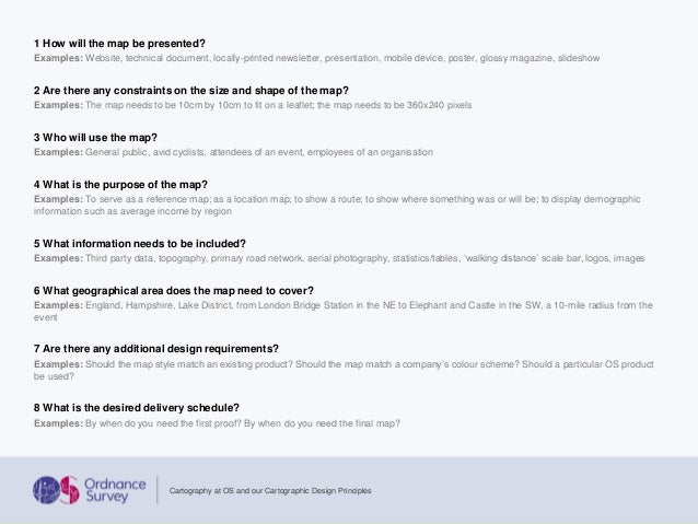 cartography at the ordnance survey presentation survey examples