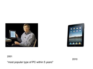 2001 2010 “ most popular type of PC within 5 years&quot;   