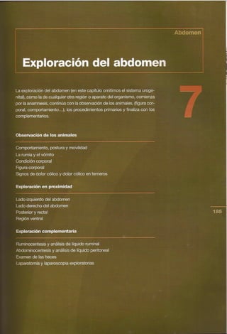 Exploracion del abdomen pag 185 239