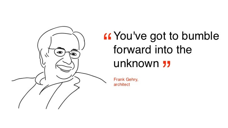 “   ... the crudeness of    the early models in    particular is very    deliberate    Jim Glymph,    Gehry Partner       ...