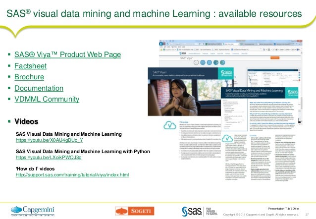 sas visual data mining and machine learning documentation