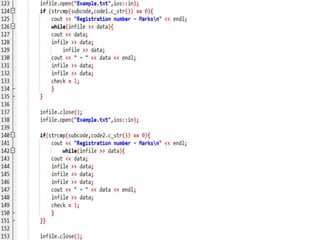 C++ with student management system project | PPTX