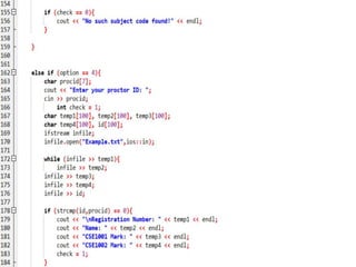 C++ with student management system project | PPTX