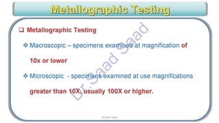 CWI & ASNT Visual Testing (VT) Level II Notes-Dr. Samir Saad