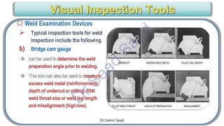 CWI & ASNT Visual Testing (VT) Level II Notes-Dr. Samir Saad
