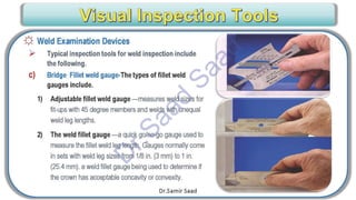 CWI & ASNT Visual Testing (VT) Level II Notes-Dr. Samir Saad