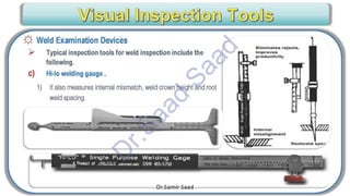 CWI & ASNT Visual Testing (VT) Level II Notes-Dr. Samir Saad