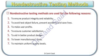 CWI & ASNT Visual Testing (VT) Level II Notes-Dr. Samir Saad