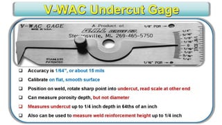 CWI _ VT Level III for Senior Level engineers