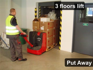 Put Away
3 floors lift
 