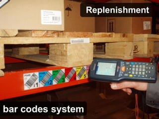 bar codes system
Replenishment
 