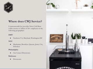 Commonwealth Joe Nitro Cold Brew for Offices | PDF