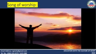 EDUCATION WITH THE CULTURE OF HEART
NGIS
Song of worship:
Email Address: ngisshs@gmail.com
Tel. No.: (046) 419-2272 / 419-1982
 
