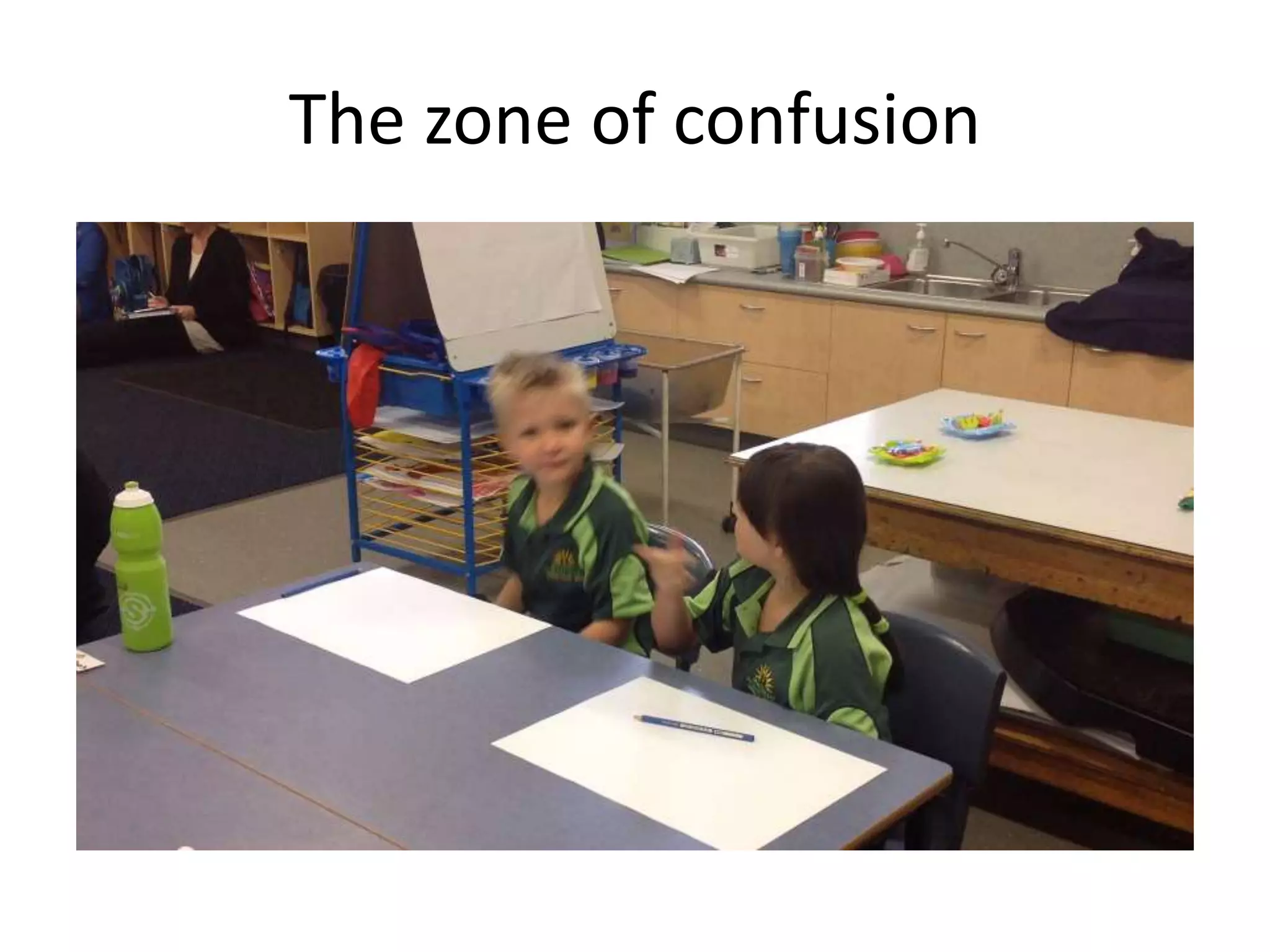 The zone of confusion
 