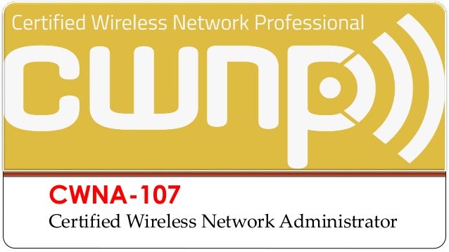 CWNA-107 Pdf Version