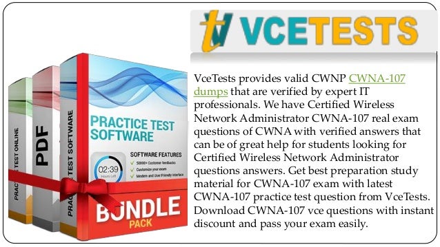 Reliable CWNA-107 Dumps Ebook