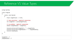 Value Types
 