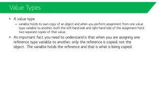 Question #2
class Class1 { }
class Class2 : Class1{ }
class Class3 { }
public class TestingClass
{
public static void Test(object o)
{
Class1 a;
Class2 b;
Class3 c;
if (o is Class1)
{
Console.WriteLine("obj is Class1");
a = (Class1)o;
}
else if (o is Class2)
{
Console.WriteLine("obj is Class2");
b = (Class2)o;
}
else if (o is Class3)
{
Console.WriteLine("obj is Class3");
c = (Class3)o;
}
else if((Class3)o!= null)
{}
}
public static void Main()
{
try
{
Class1 c1 = new Class1();
Class2 c2 = new Class2();
Class3 c3 = new Class3();
Test(c1);
Test(c2);
Test(c3);
Test("a string");
}
catch(Exception e)
{
Console.WriteLine("Sth wrong happened!");
}
}
}
obj is Class1
obj is Class1
obj is Class3
Sth wrong happened!
Press any key to continue...
 