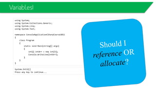 Constructors and Inheritance
 