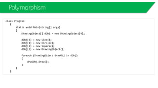 using System;
class Program
{
static void Main()
{
float lengthFloat = 7.35f;
// lose precision - explicit conversion
int lengthInt = (int)lengthFloat;
// no problem - implicit conversion
double lengthDouble = lengthInt;
Console.WriteLine("lengthInt = " + lengthInt);
Console.WriteLine("lengthDouble = " + lengthDouble);
Console.ReadKey();
}
}
Reference VS Value Types
 