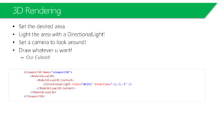 Modelvisual3d Class WPF L03-3D Rendering and 3D Animation | PDF