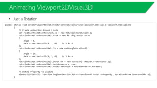 Repeatbehavior WPF L03-3D Rendering and 3D Animation | PDF
